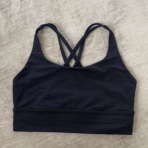 Black Lululemon Energy Bra